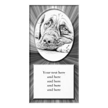 Lazy Mastiff Photo Card