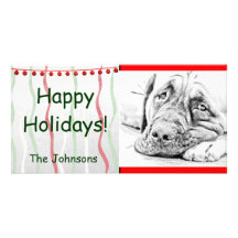 Lazy Mastiff Photo Card Template