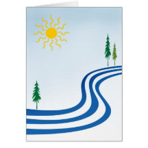 Lazy River Thinking of You Greeting Card