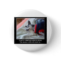 Lazy Unfocused Dog Button