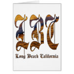 LBC - Long Beach California - Ocean Greeting Cards