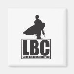 LBC - Surf - Black Refrigerator Magnet