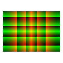 LCD plaid Business Card