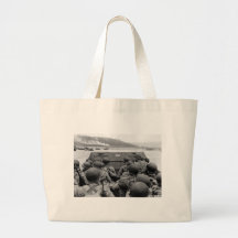 LCVP Landing Craft Approaching Omaha Beach Bags