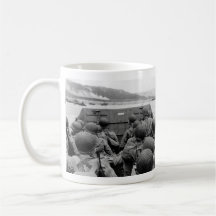 LCVP Landing Craft Approaching Omaha Beach Mug