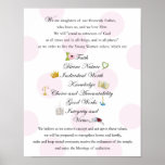 LDS Young Women Theme 11x14 posters