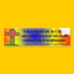 Le 1 Roi James Version de Sainte Bible de 1:9 de J autocollants pour voiture