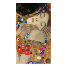 Le baiser (détail) Gustav Klimt Cartes De Visite Personnelles