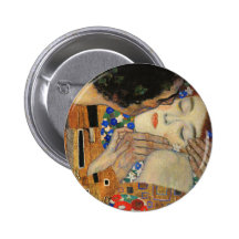 Le baiser (détail) Gustav Klimt Pin's