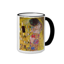 Le baiser (détail) par Gustav Klimt Tasses À Café