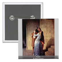Le baiser par Hayez Francesco Badge