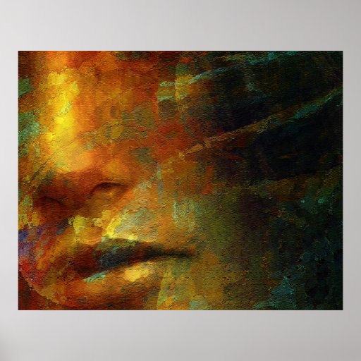 Le baiser peint posters