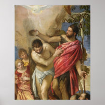 Le baptême du Christ Posters
