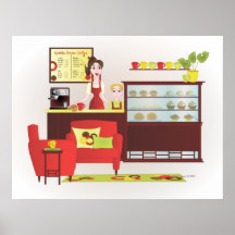 Le barman posters