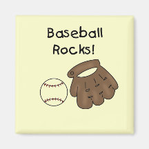 Le base-ball bascule le T-shirts et les cadeaux Aimants