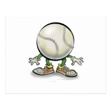 Le base-ball carte postale