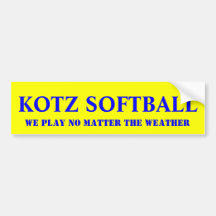 LE BASE-BALL DE KOTZ ADHÉSIF POUR VOITURE