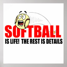 Le base-ball est la vie poster