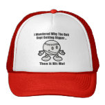 Le base-ball m'a frappé casquettes