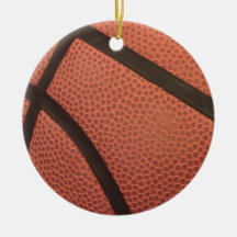 Le basket-ball folâtre l'image ornements de noël