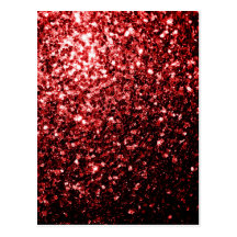 Le beau rouge de charme scintille des étincelles carte postale