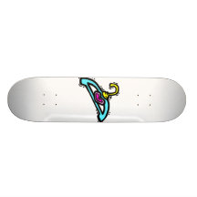 Le bébé vêtx le coeur rose de hangar skateboards personnalisés