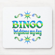Le bingo-test éclaire tapis de souris