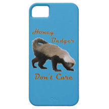 Le blaireau de miel ne s'inquiètent pas coque iPhone 5 Case-Mate