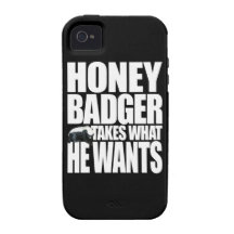 Le blaireau de miel prend ce qu'il veut coque Case-Mate iPhone 4