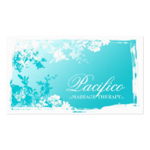le BLEU du JARDIN 311-TRANQUIL SE FANENT Cartes De Visite Professionnelles