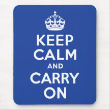 Le bleu gardent le calme et continuent tapis de souris