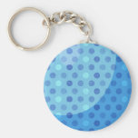 Le bleu tachette Keychain porte-clés