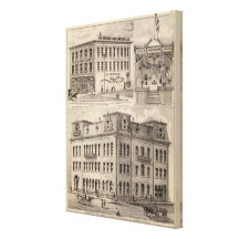 Le bloc de Brackett, Minnesota Toile Tendue