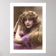 le bonbon à dame de victorian s'est levé de longs  posters