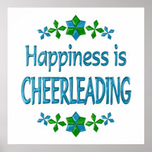 Le bonheur Cheerleading Posters