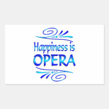 Le bonheur est OPÉRA Adhésif