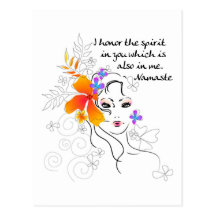 Le cadeau des femmes de Namaste Cartes Postales