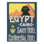 Le Caire Egypte - art vintage d'affiche de voyage Carte Postale