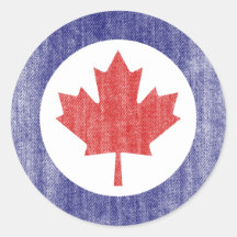 LE CANADA ADHÉSIFS RONDS