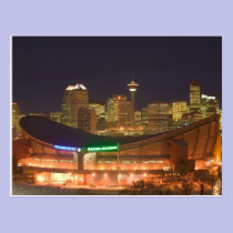 Le Canada, Alberta, Calgary : Horizon de ville de cartes postales
