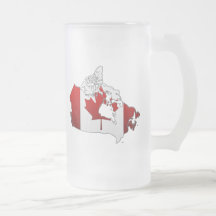 Le Canada : Carte Tasse