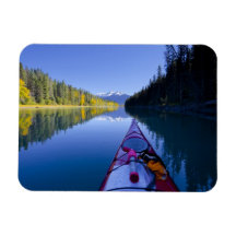Le Canada, Colombie-Britannique, lacs Bowron Magnets Rectangulaires