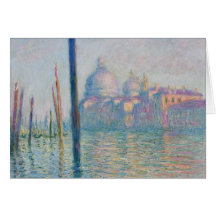 Le canal grand par Monet Cartes