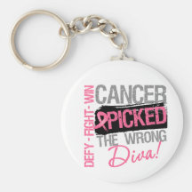 Le Cancer a sélectionné la diva fausse - cancer du Porte-clefs