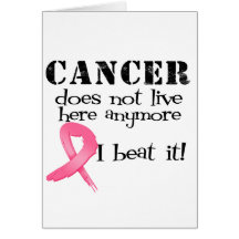 Le cancer du sein ne vit ici plus carte de vœux