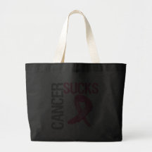 Le Cancer suce - le cancer du sein Sacs De Toile