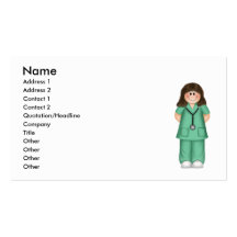 Le carte de visite de l'infirmière