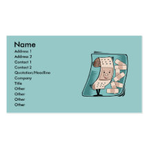 Le carte de visite de l'infirmière
