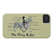 Le cavalier de poney étuis iPhone 4
