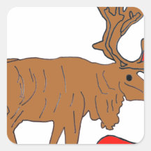 LE CERF EN RUT.png Autocollant